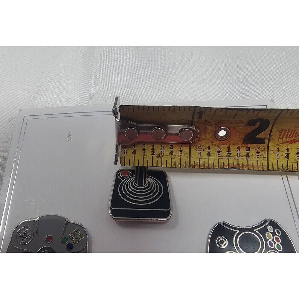 PinMart's Retro Video Gaming Original Controller Enamel Lapel Pin Set Missing 2 - Picture 8 of 9